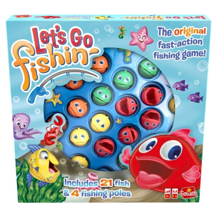Spel Let's Go Fishing original