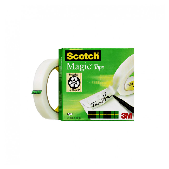 Plakband Scotch Magic 810 19mmx66m onzichtbaar mat