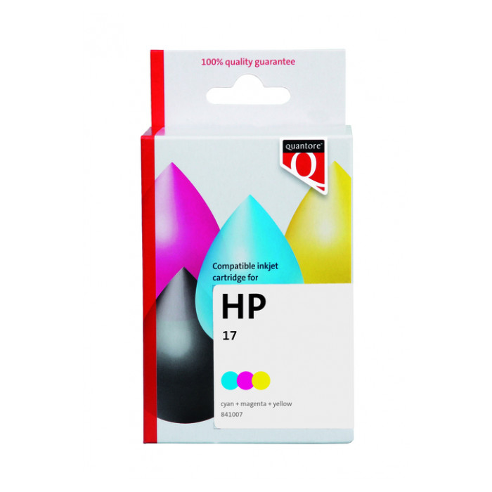 Inktcartridge Quantore alternatief tbv HP C6625D 17 kleur