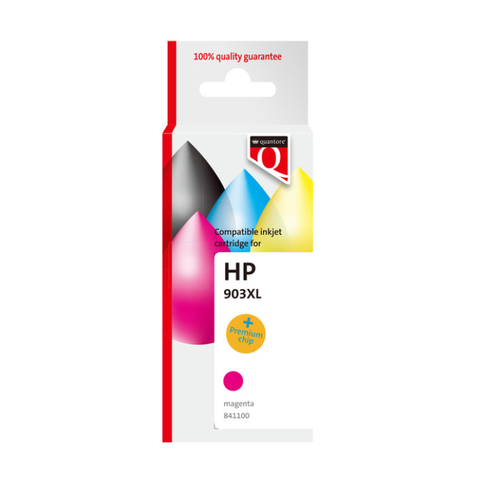 Inktcartridge Quantore alternatief tbv HP T6M07AE 903XL rood HC