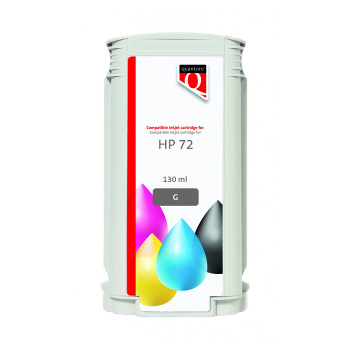 Inktcartridge Quantore alternatief tbv HP 72 C9374A grijs