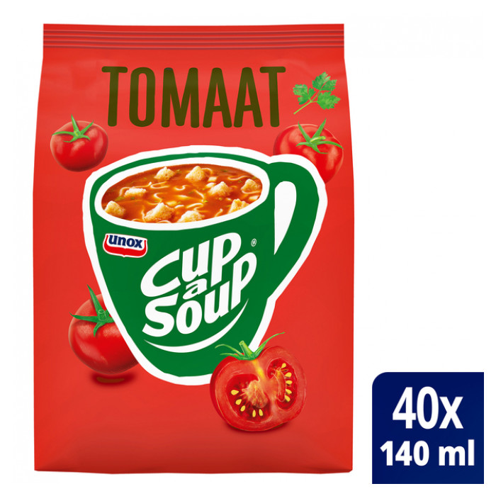 Cup-a-Soup Unox machinezak tomaat 140ml