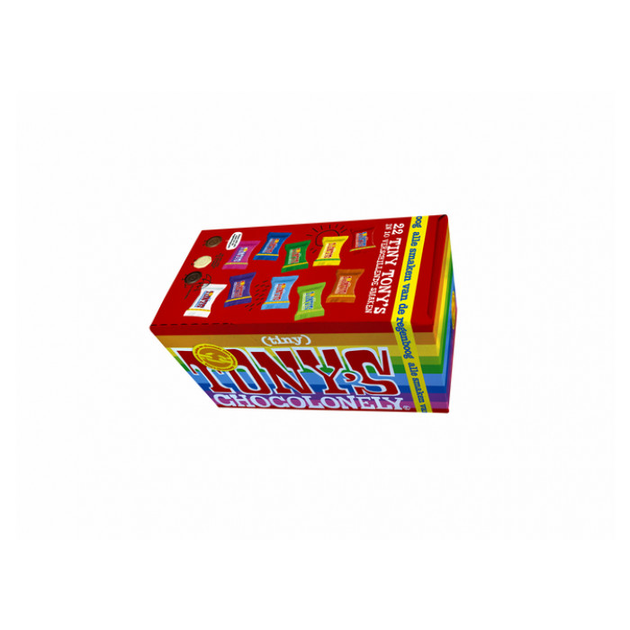 Chocolade Tony's Chocolonely tiny mix doos 200gr