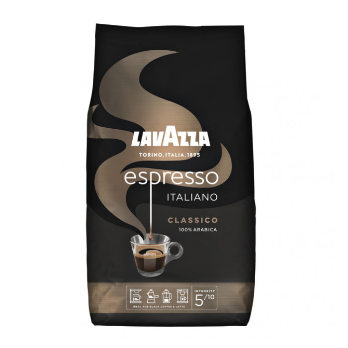 Koffie Lavazza Caffè espresso bonen black 1000gr