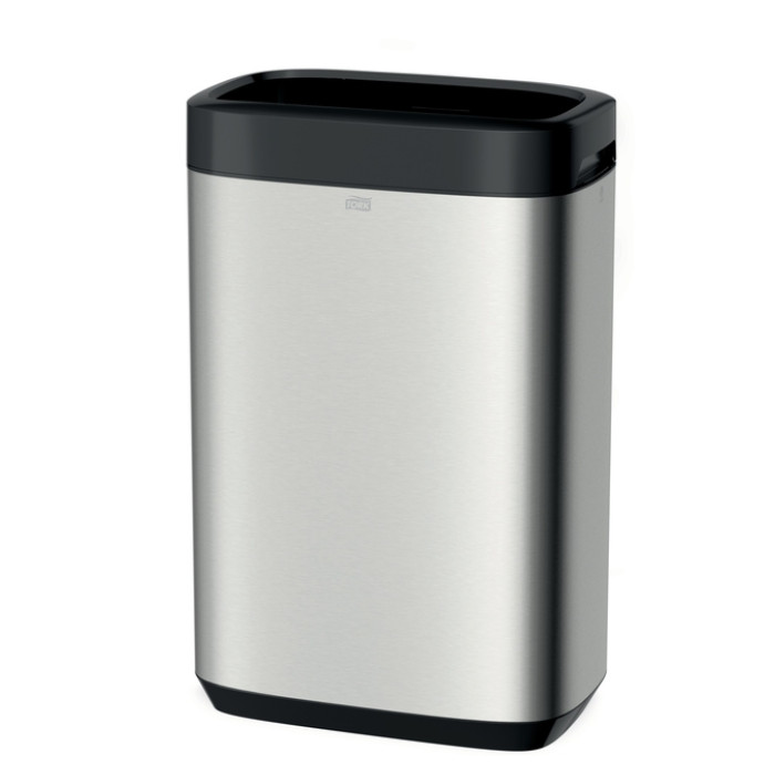 Afvalbak Tork B1 Image Line exclusief deksel 50 liter zilver 460011