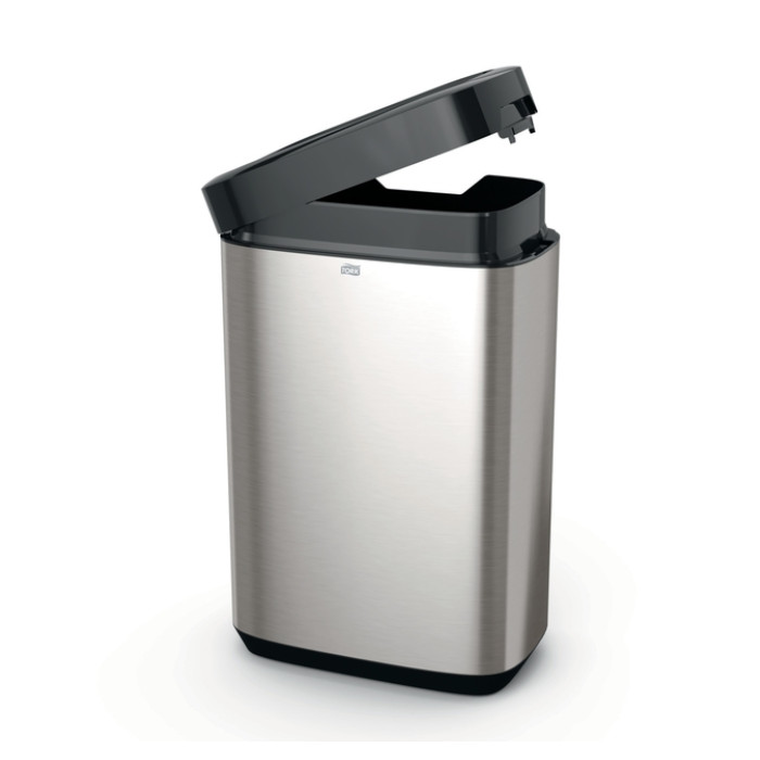 Afvalbak Tork B1 Image Line exclusief deksel 50 liter zilver 460011