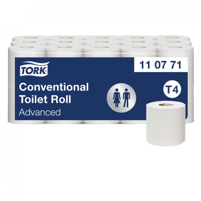 Toiletpapier Tork T4 Advanced 2-laags 400 vel  110771