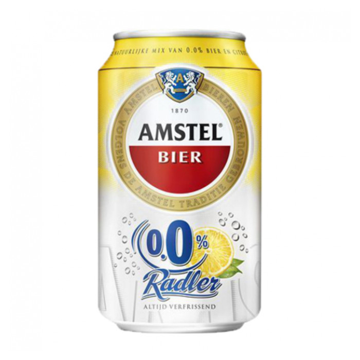 Bier Amstel Radler 0.0% blikje 0.33l