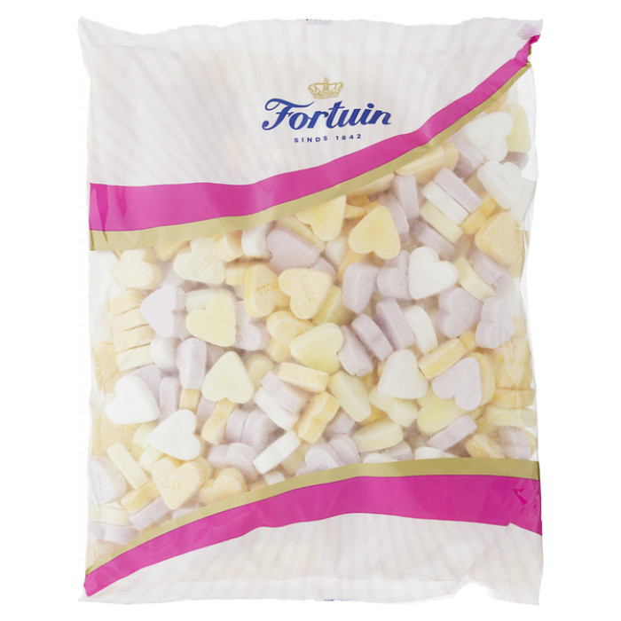 Snoep Fortuin vruchtenhartjes 1kg