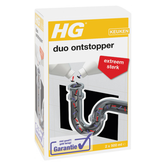 Afvoerontstopper HG Duo 2x500ml
