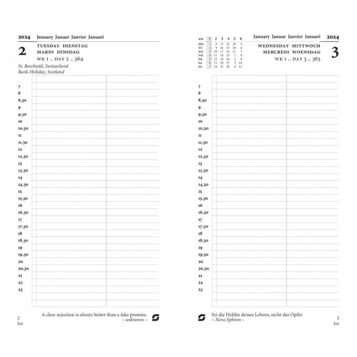 Agendavulling 2025 Succes Standard 1dag/1pagina