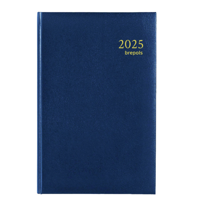 Agenda 2025 Brepols Saturnus Lima 7dagen/2pagina's blauw