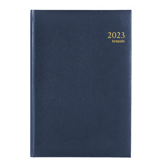 Agenda 2025 Brepols Saturnus Lima 7dagen/2pagina's blauw