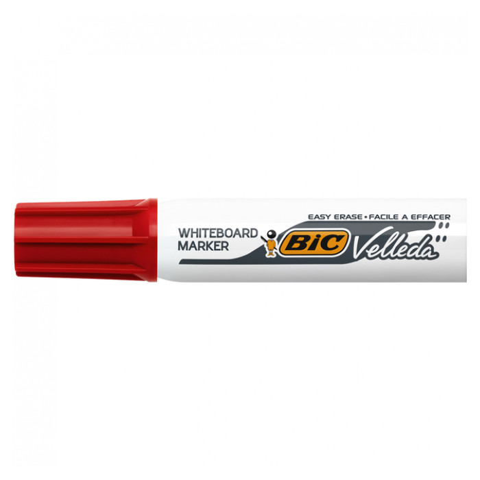 Viltstift Bic Velleda 1781 whiteboard schuin large rood