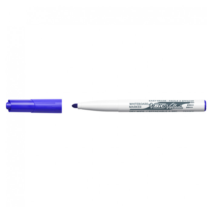 Viltstift Bic 1741 whiteboard rond blauw 1.4mm