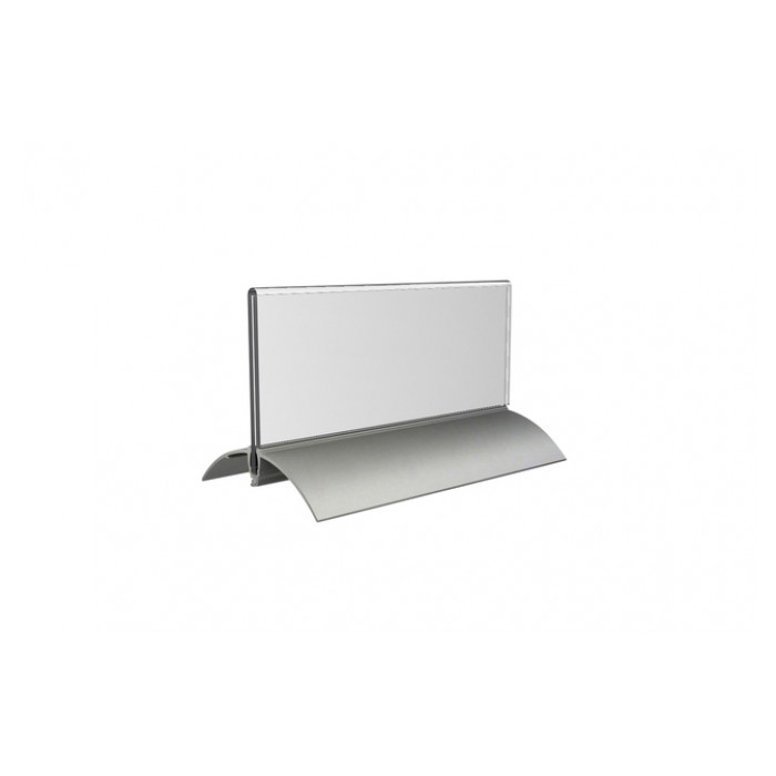 Tafelnaambord OPUS 2 61x150mm acryl aluminium