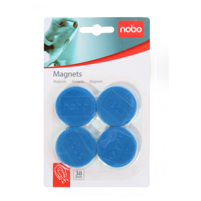 Magneet Nobo 38mm 800gr blauw