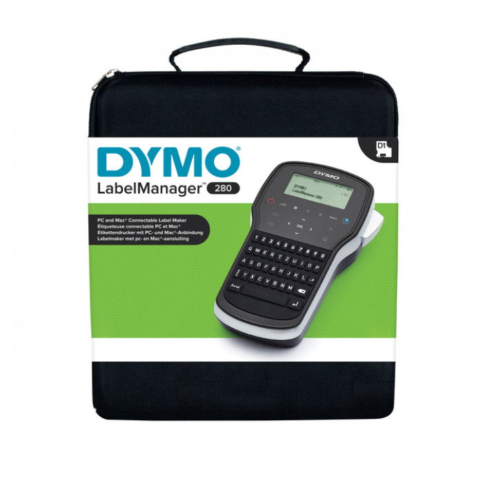 Labelprinter Dymo LabelManager 280 draagbaar qwerty 12mm zwart in koffer