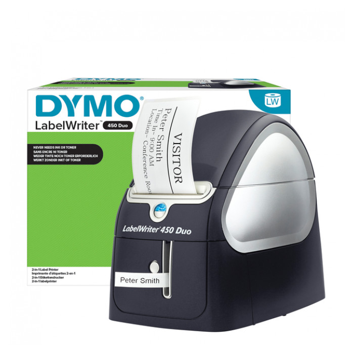 Labelprinter Dymo LabelWriter 450 Duo desktop zwart