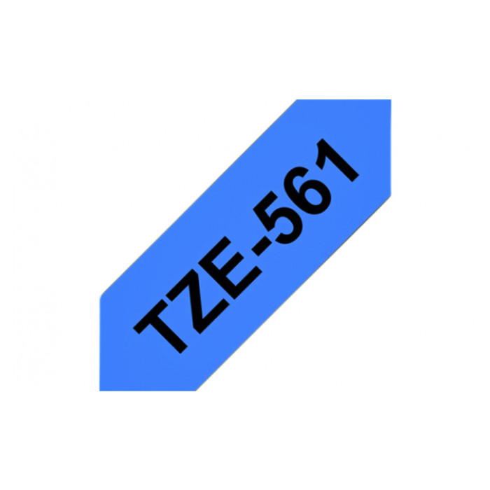 Labeltape Brother P-touch TZE-561 36mm zwart op blauw