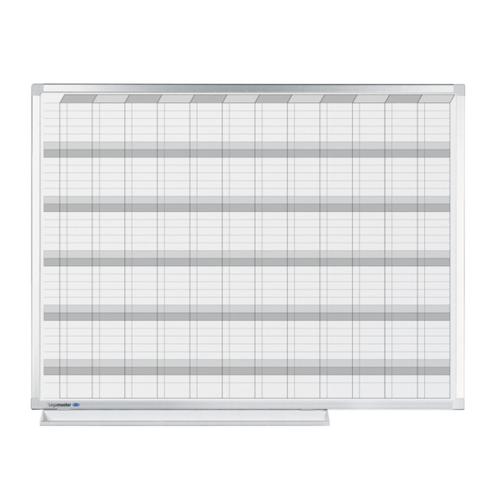 Planbord Legamaster professional jaarplanner hor 90x120cm