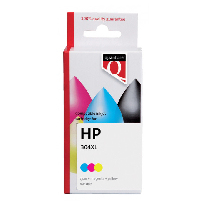 Inktcartridge Quantore alternatief tbv HP N9K07AE 304XL kleur
