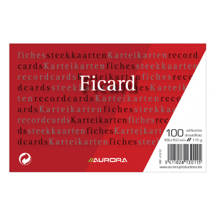 Correspondentiekaart 100x150 blanco 175gr wit