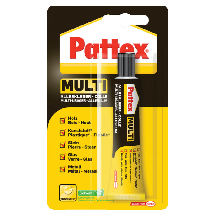 Alleslijm Pattex Multi tube 20gram op blister