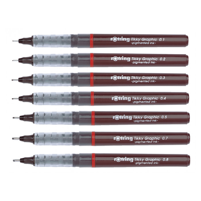 Fineliner rOtring Tikky Graphic 0.1mm
