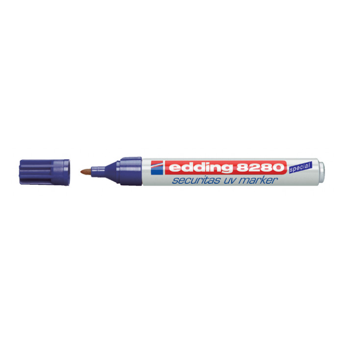Viltstift edding 8280 onzichtbaar rond 1.5-3mm UV