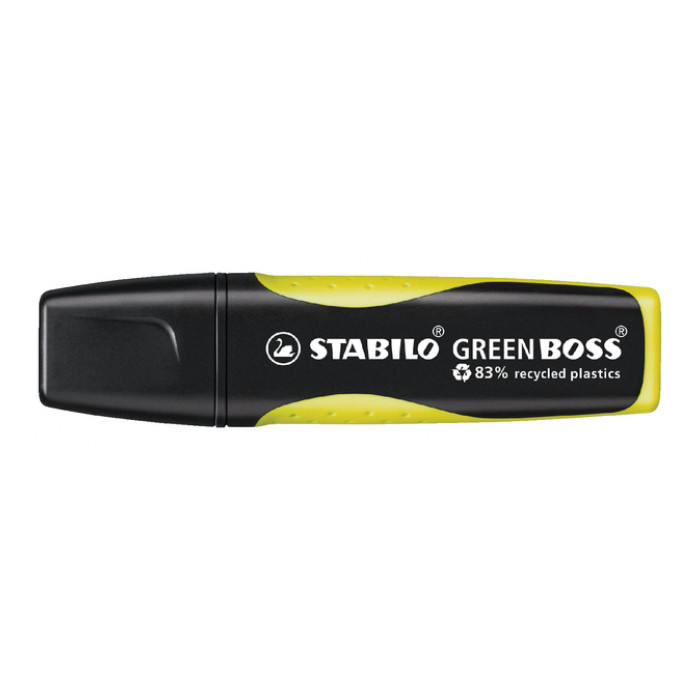Markeerstift STABILO GREEN BOSS 6070/24 geel