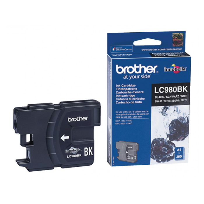 Inktcartridge Brother LC-980BK zwart