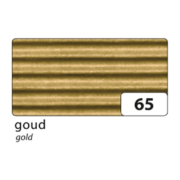 Golfkarton Folia E-golf 50x70cm 250gr nr65 goud
