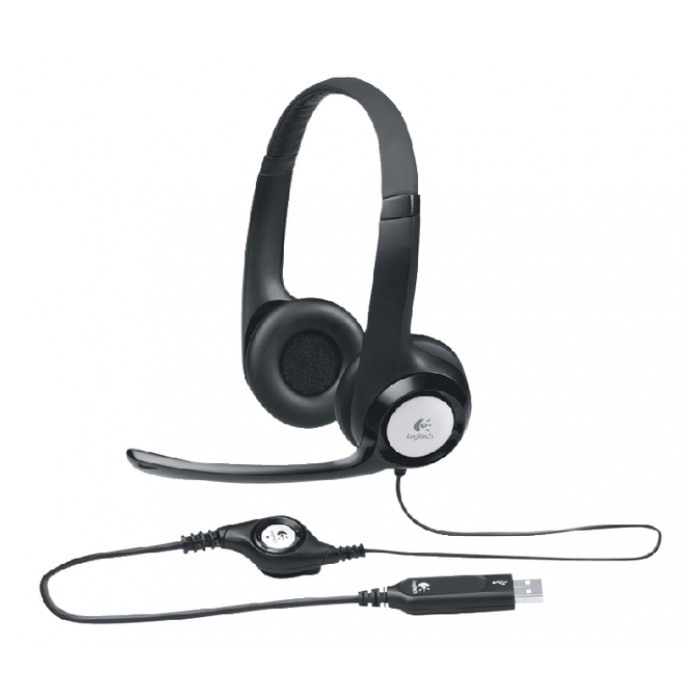 Headset Logitech H390 Over Ear zwart