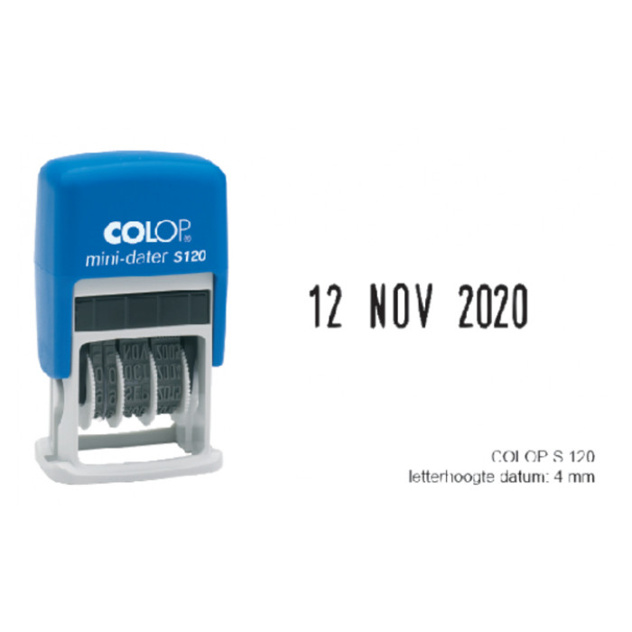 Datumstempel Colop S120 mini-dater 4mm frans