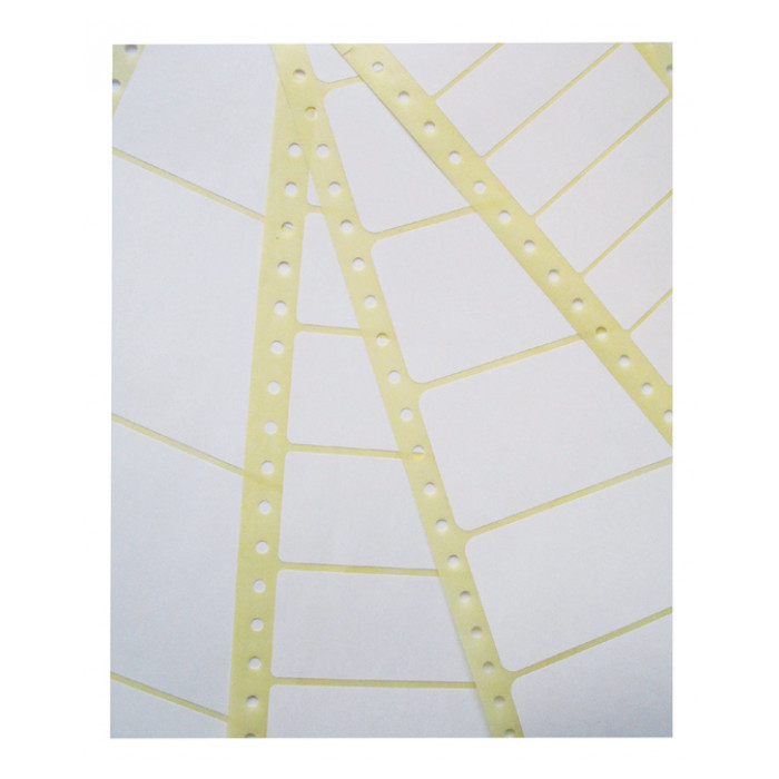 Etiket Avery Zweckform T1516 89x23.4mm 1-baans wit 6000stuks