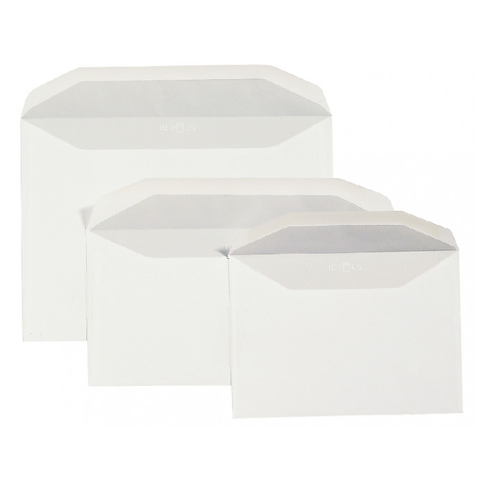 Envelop Quantore bank EA5/6 110x220mm zelfklevend wit 25stuk