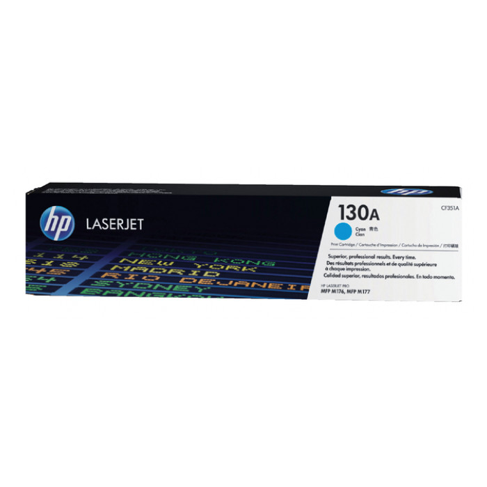 Tonercartridge HP CF351A 130A blauw