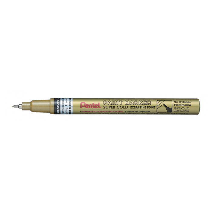 viltstift Pentel MFP10 rond 0.7mm goud