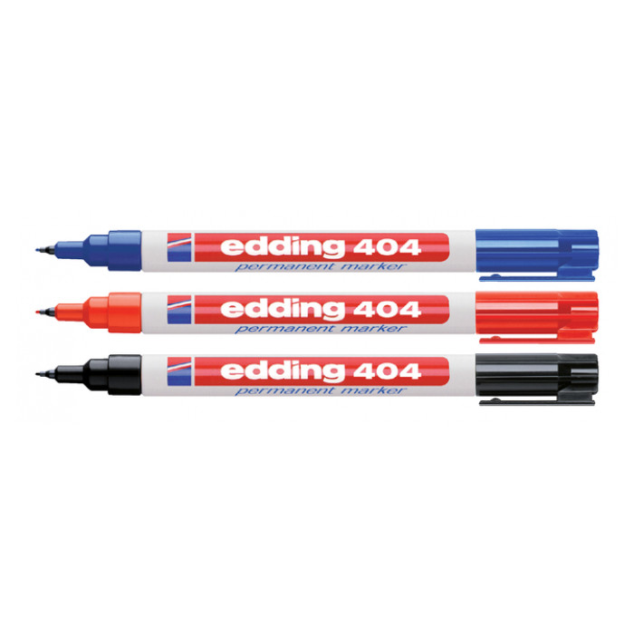 Viltstift edding 404 rond 0.75mm blauw