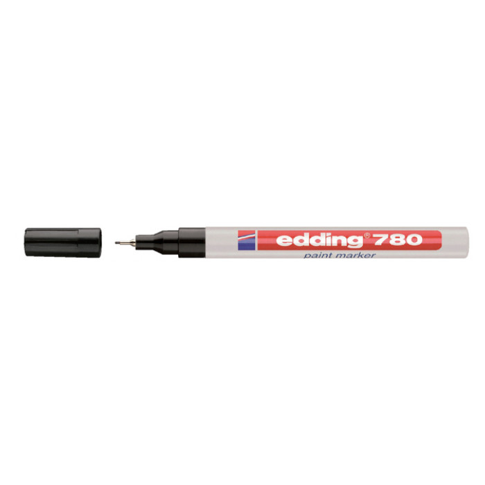 Viltstift Edding 780 lakmarker rond 0.8mm zwart