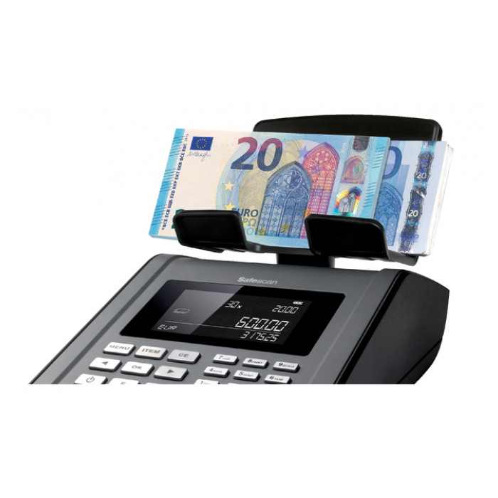 Geldtelmachine Safescan 6185 geldtelweegschaal zwart