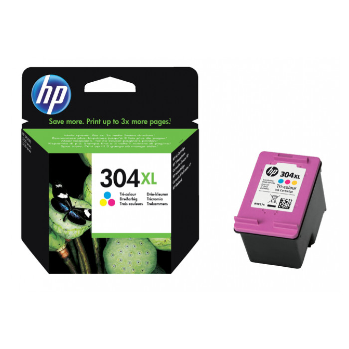 Inktcartridge HP N9K07AE 304XL kleur