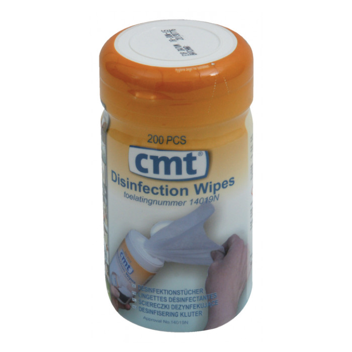 Desinfectiedoekjes CMT pot à 200 stuks