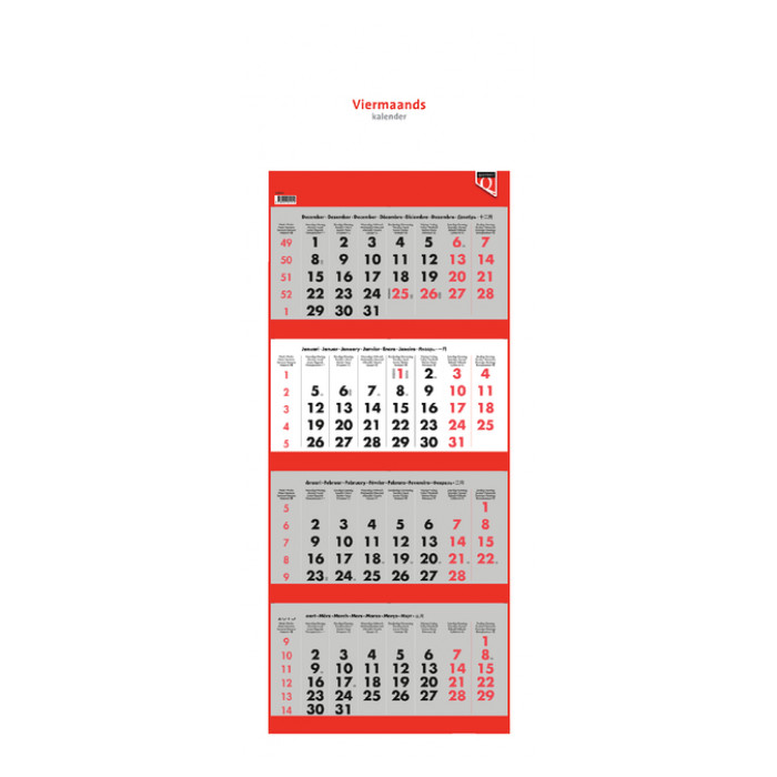 4-Maandskalender 2024 Quantore