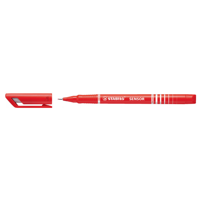 Fineliner STABILO Sensor 189/40 fijn rood