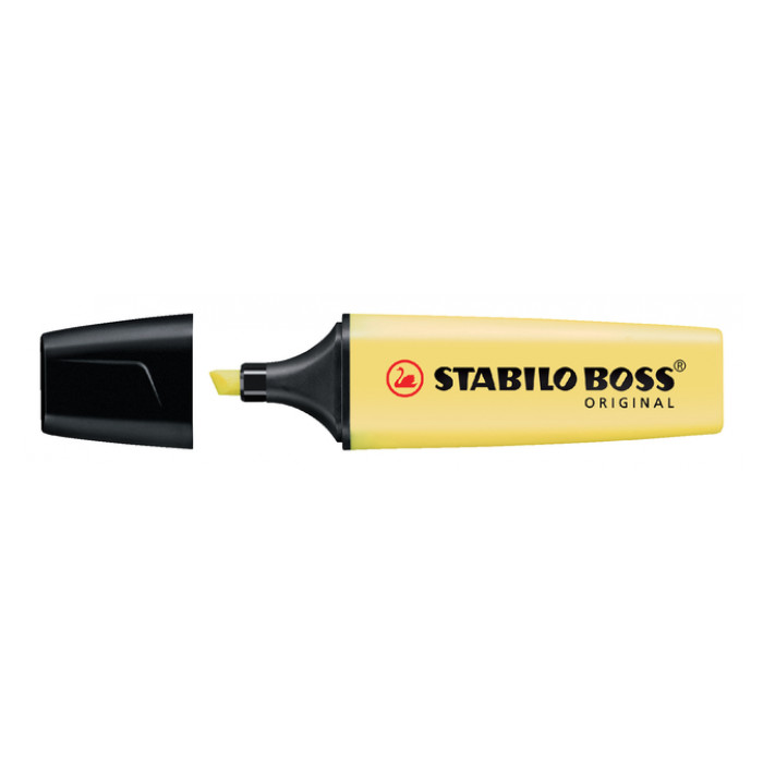 Markeerstift STABILO BOSS Original 70/144 pastel geel