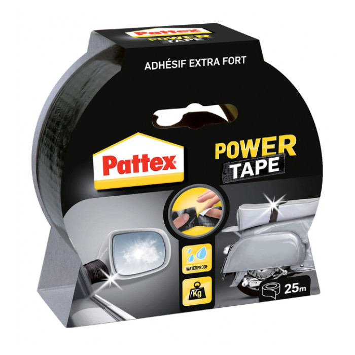 Plakband Pattex Power Tape 50mmx25m zwart