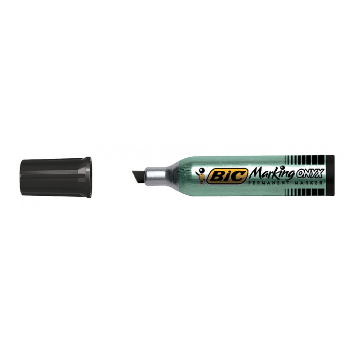 Viltstift Bic 1481 onyx schuin M zwart