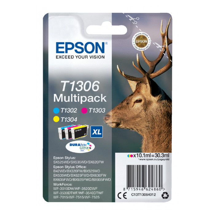 Inktcartridge Epson T1306 3 kleuren
